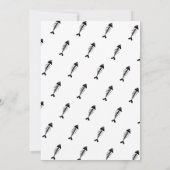 我々はbearly信じ it子供の誕生日 招待状 (裏面)