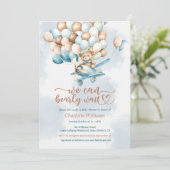 我々はBearly待ち少年ベイビーシャワー招待状 招待状 (スタンド正面)