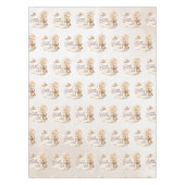 我々はbearly待つことができるBohoかわいいクマ赤ちゃんシャワー テーブルクロス (正面)