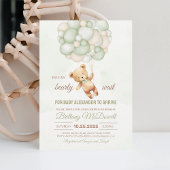 我々はbearly待つことができクマテーマ赤ちゃんシャワー 招待状