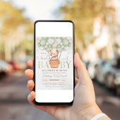 我々はbearly待つことができクマテーマ赤ちゃんシャワー 招待状