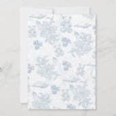 我々はBohoベビーベイビーシャワーを待つことができる 招待状 (裏面)