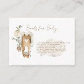 我々はBoho本のベビーを待つことができる エンクロージャーカード (正面)