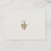 我々はBoho本のベビーを待つことができる エンクロージャーカード (裏面)