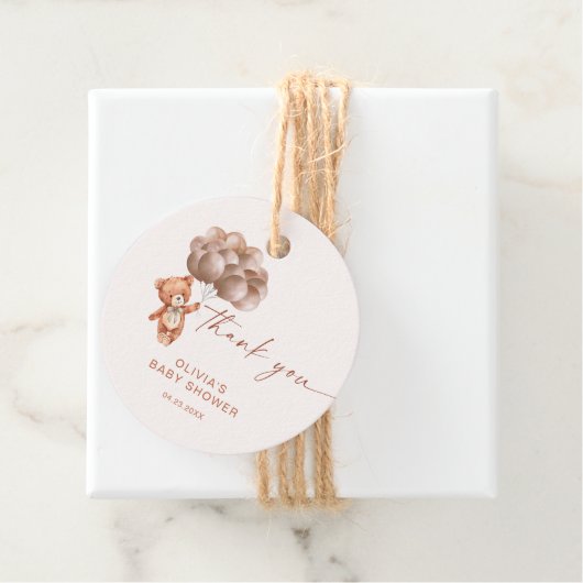 我々はBoho Balloonを待つことができる感謝 フェイバータグ (インサイチュ)