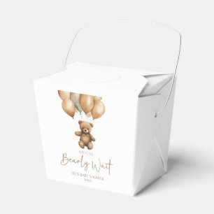 我々はBoho Teddyクマ赤ちゃんシャワーを待つことができる フェイバーボックス