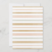 我々はBoho Teddyクマ赤ちゃんシャワーを待つことができる 招待状 (裏面)