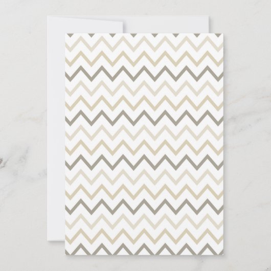 我々はBoho Teddyクマ赤ちゃんシャワーを待つことができる 招待状 (裏面)