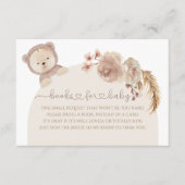 我々はBoho Teddy Bear Books要求を待つことができる エンクロージャーカード (正面)