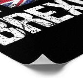 我々はBrexit、ユニオン・ジャック国旗、離れ引用文だ ポスター (角)