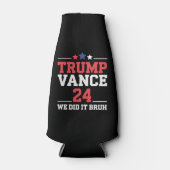 我々はBruh私たちはトランプVanceを獲得した47th ボトルクーラー (正面)