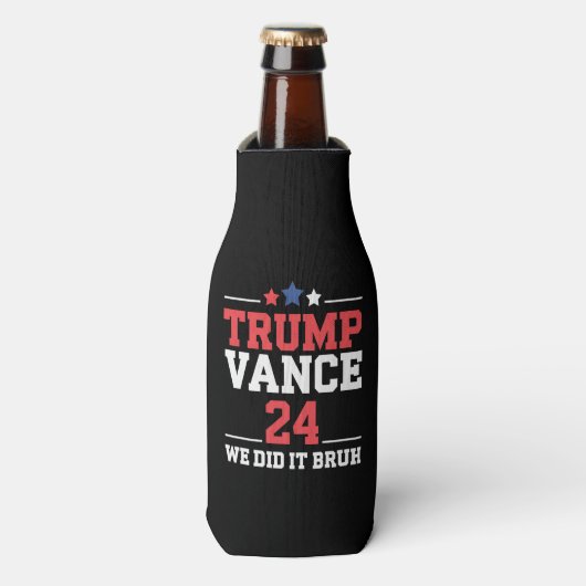 我々はBruh私たちはトランプVanceを獲得した47th ボトルクーラー (ボトル正面)