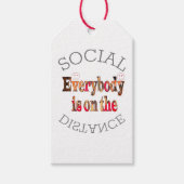 我々はCOVID-19:レジリエンスのメッセージを行う ギフトタグ (正面)