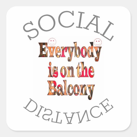 我々はCOVID-19:レジリエンスのメッセージを行う スクエアシール (正面)