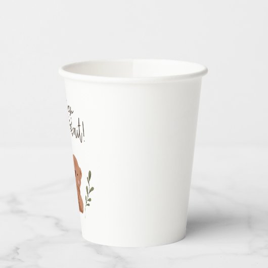 我々はCubクマ赤ちゃんシャワーを待つことができる 紙コップ (左)