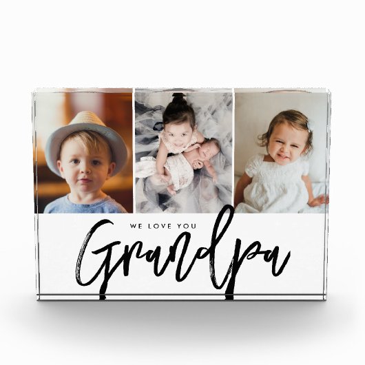 我々はGrandpa孫の写真を愛している フォトブロック (正面)