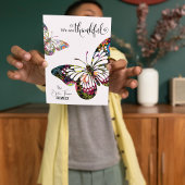 我々はGroovy蝶サンキューカードに感謝 カード