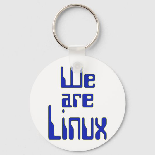 我々はLinux キーホルダー (正面)