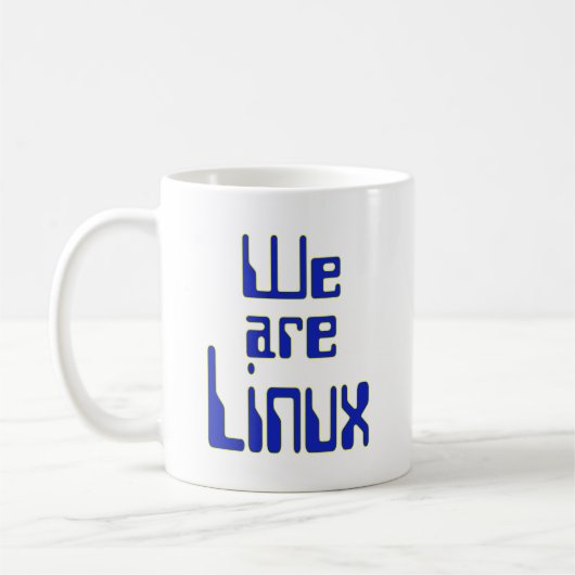 我々はLinux コーヒーマグカップ (左)
