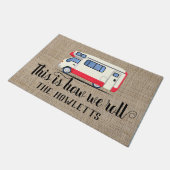 我々はRVカンパ転がーレクリエーション車の方法 ドアマット (アングル)