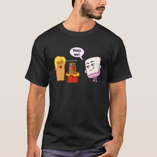 我々はsのmoresマシュマロのキャンプSを示唆しよう Tシャツ (正面)