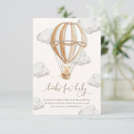 我々はTeddyクマの本のベビーカードを待つことができる 招待状