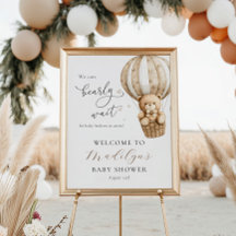 我々はTeddyクマ赤ちゃんシャワー歓迎を待つことができる