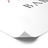 我々はTeddyクマ赤ちゃんシャワー歓迎を待つことができる ポスター (角)