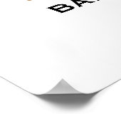 我々はTeddyクマ赤ちゃんシャワー歓迎を待つことができる ポスター (角)