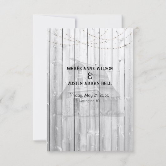 我々はWestern'sのヒットを取得してい結婚る セーブザデート (裏面)