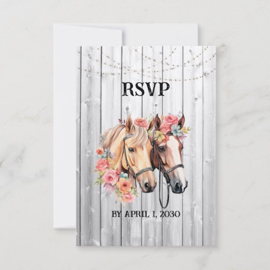 我々はWestern'sのヒットを取得してい結婚る 出欠カード (正面)