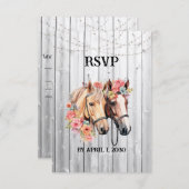 我々はWestern'sのヒットを取得してい結婚る 出欠カード (正面/裏面)