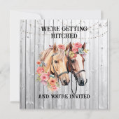 我々はWestern'sのヒットを取得してい結婚る 招待状 (正面)