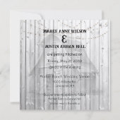 我々はWestern'sのヒットを取得してい結婚る 招待状 (裏面)