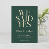 我々はYesシミニマルッモダンク結婚の セーブザデート (スタンド正面)