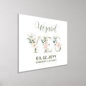 我々はYesフローラ手紙を言った 箔ポスター (レイダウン)