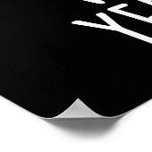 我々ひざまずくイースト他のおもしろいベーキングパンダークBG ポスター (角)