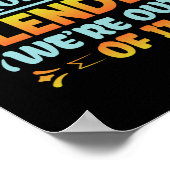 我々もしが出て行くためにはブレンダーが必要だおもしろい ポスター (角)