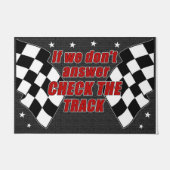 我々もしはトラックのチェックに答えていない ドアマット (正面)