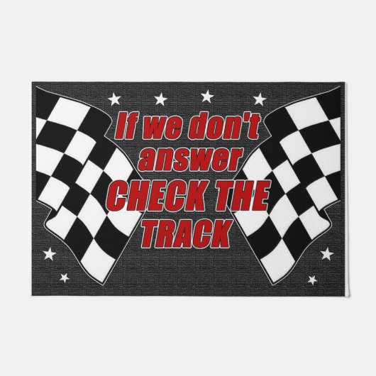 我々もしはトラックのチェックに答えていない ドアマット (正面)