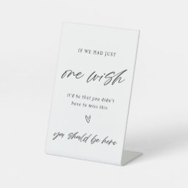 我々もしは一つの願いの印結婚を持った 台座サイン