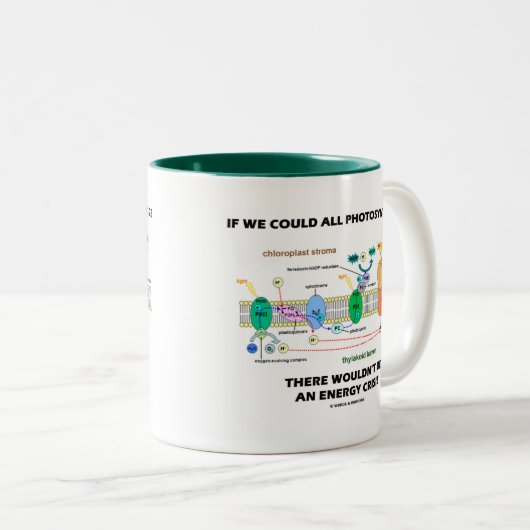 我々もしは全ての光合成がエネルギーではないだろう ツートーンマグカップ (正面右)