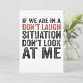 我々もしは笑わない状況に置かれている 招待状 (スタンド正面)