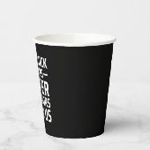 我々より良い隣人を見つける幸運 紙コップ (左)