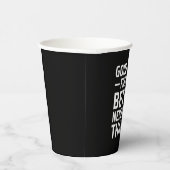 我々より良い隣人を見つける幸運 紙コップ (右)