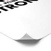 我々を強くさせる労組クラシック ポスター (角)