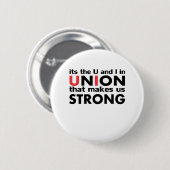 我々を強くさせる労組クラシック 缶バッジ (正面&裏面)