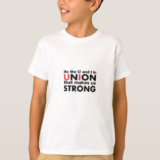 我々を強くさせる労組クラシック Tシャツ