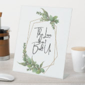 我々を築いた愛 台座サイン (インサイチュ)