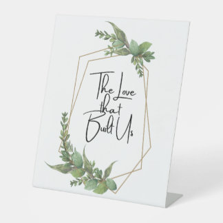 我々を築いた愛 台座サイン